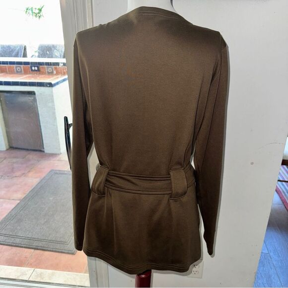 Peruvian Connection Pima Cotton Belted Jacket - Picture 3 of 4